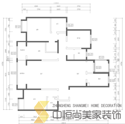 西安,西安家裝,西安家裝設(shè)計(jì),西安小戶型設(shè)計(jì)公司,裝修案例西外大家屬院效果圖